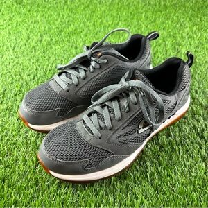 Skechers Skech-Air SN 51471 Men’s Orange Charcoal Mesh Shoes RARE Size 8.5